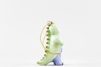 Елочная игрушка ф. Малыш в костюме дракона (высота 9.7 см)