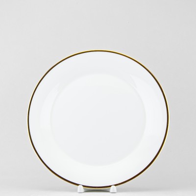 Тарелка плоская 26 см ф. Юлиана рис. Золотая лента