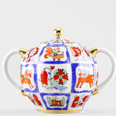 Сахарница ф. Тюльпан рис. Русский лубок