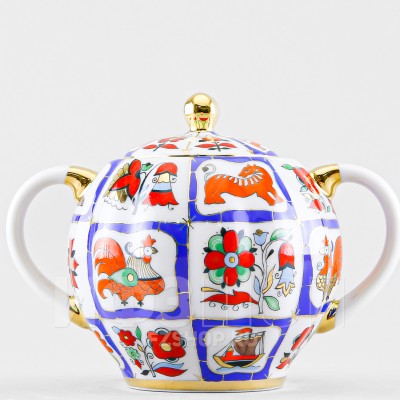 Сахарница ф. Тюльпан рис. Русский лубок