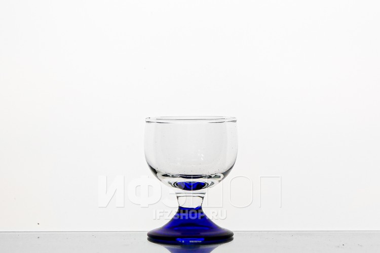 Набор из 6 рюмок 35 мл ф. 3109 серия 200/23 (кобальтовая ножка) 