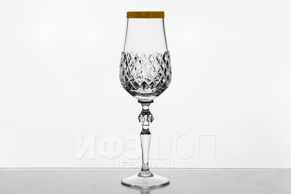 Набор из 6 бокалов для шампанского 190 мл ф. 7841 серия 900/148 (с лентой)