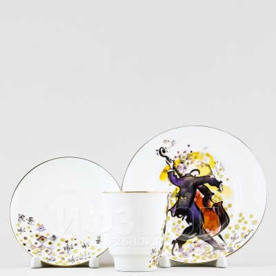 Комплект кофейный ф. Майская рис. Семь нот. Ля