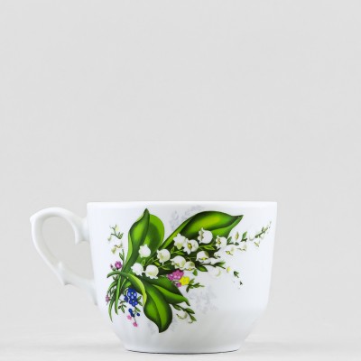 Чашка чайная ф. Кирмаш рис. Ландыш
