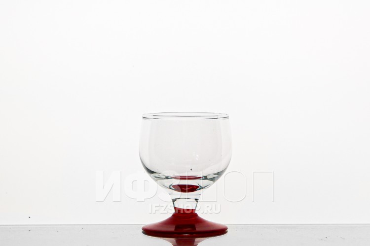 Набор из 6 рюмок 35 мл ф. 3109 серия 200/23 (красная ножка) 