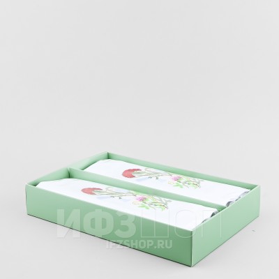 Набор из 2 салфеток 45х45 см рис. Сад алисы