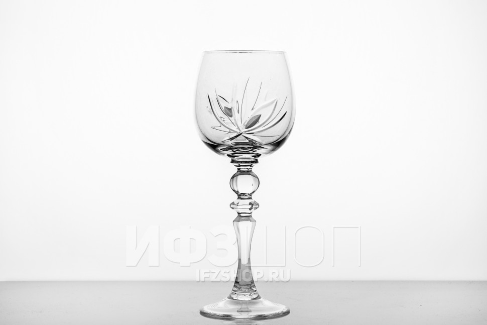 Набор из 6 бокалов для вина 230 мл ф. 7565 серия 900/43 (Цветок)