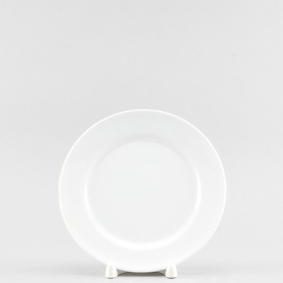 Тарелка плоская 17.5 см ф. Идиллия рис. Белый