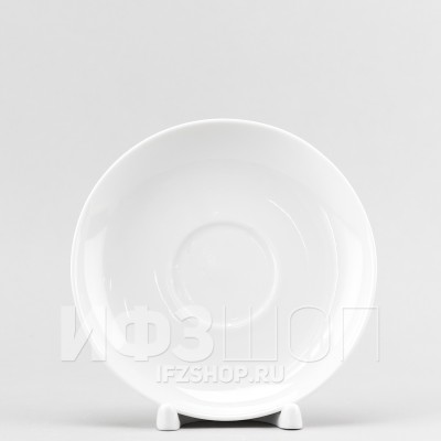 Блюдце для чайной чашки ф. Эллипс рис. Белый