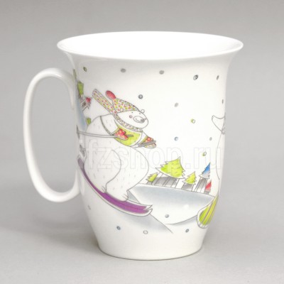 Бокал ф. Раскрытый рис. Лыжи и сноуборд