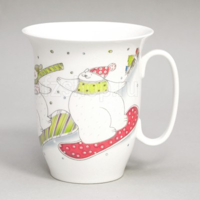 Бокал ф. Раскрытый рис. Лыжи и сноуборд