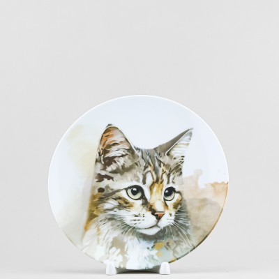 Тарелка плоская 20 см ф. Универсал рис. Мой питомец. Барсик