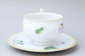 Чашка с блюдцем чайная ф. Кострома рис. Мачок
