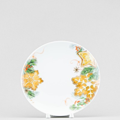 Тарелка плоская 20 см ф. Универсал рис. Пряник