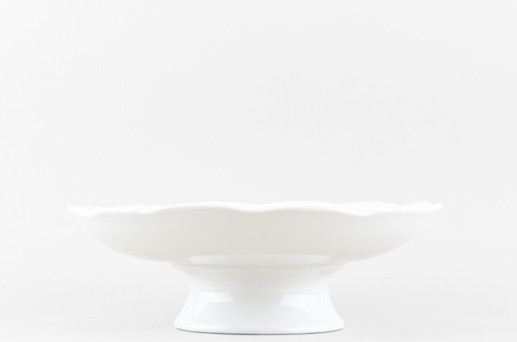 Ваза для фруктов ф. Юбилейная рис. Белый 