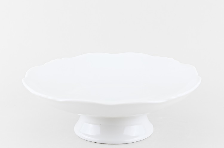 Ваза для фруктов ф. Юбилейная рис. Белый 