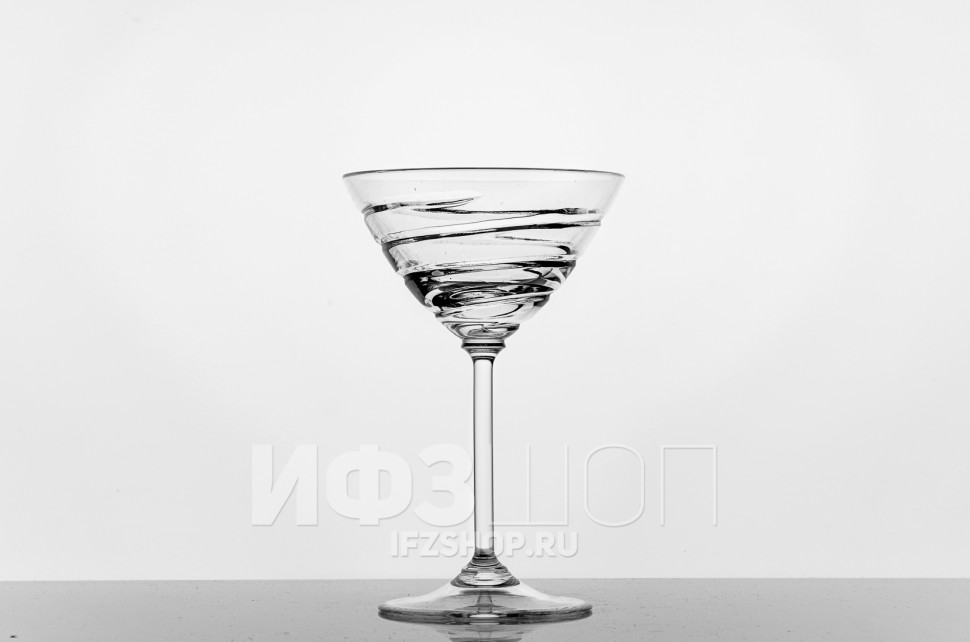Набор из 6 бокалов для мартини 180 мл ф. 8560 серия 1000/96 (Спираль)