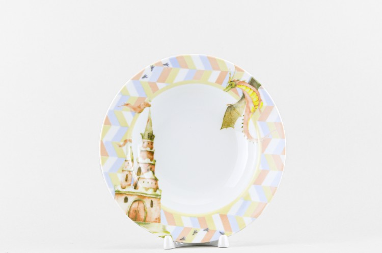 Тарелка глубокая 20 см ф. Идиллия рис. Страна драконов в Ростове-на-Дону