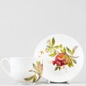 Чашка с блюдцем чайная ф. Ландыш рис. Гранаты (микс) в Москве