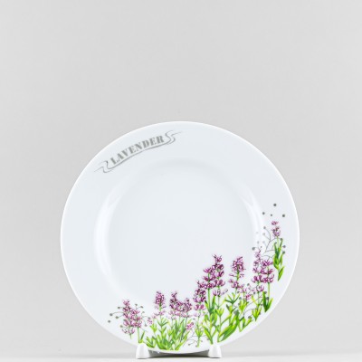 Тарелка плоская 20 см ф. Идиллия рис. Лаванда
