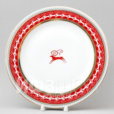 Тарелка плоская 27 см ф. Европейская-2 рис. Олений край
