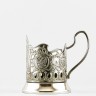 Подстаканник никелированный с чернью, Храм Спаса-на-Крови