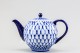 Чайник заварочный ф. Тюльпан рис. Кобальтовая сетка (без золота)