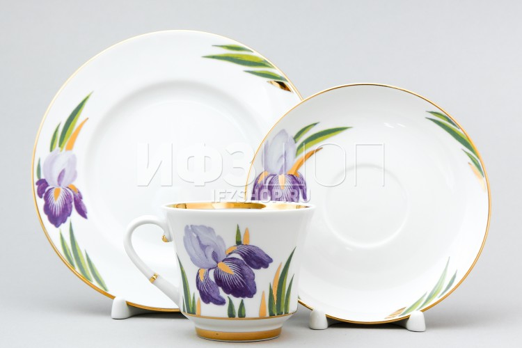 Комплект чайный ф. Банкетная рис. Ирисы в Москве