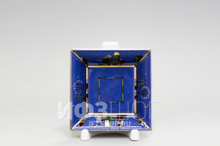 Подставка для мелочи 10х10 см рис. Новогодняя ночь в Москве