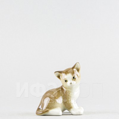 Котенок Парамоша Коричневый (высота 5.9 см)