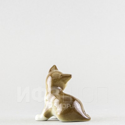 Котенок Парамоша Коричневый (высота 5.9 см)