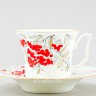 Чашка с блюдцем чайная ф. Юлия рис. Наполеонов обоз (подарочный набор с аудиокнигой)