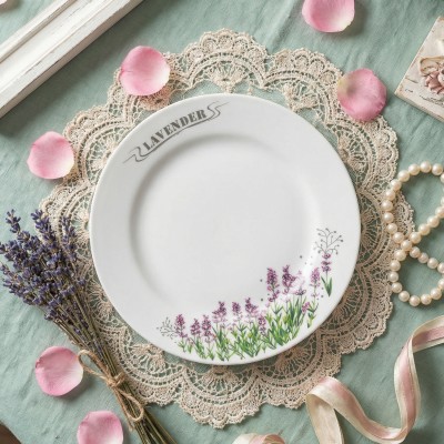 Тарелка плоская 17.5 см ф. Идиллия рис. Лаванда