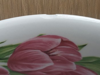 Салатник 680 мл рис. Розовые тюльпаны (Уценка)