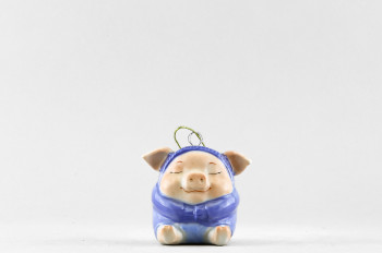 Елочная игрушка ф. Свинка (высота 5.5 см)