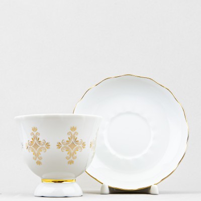 Чашка с блюдцем чайная ф. Бутон рис. Ажур