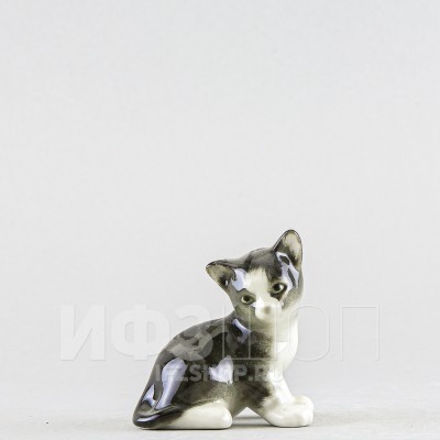 Котенок Парамоша Серый (высота 5.9 см)