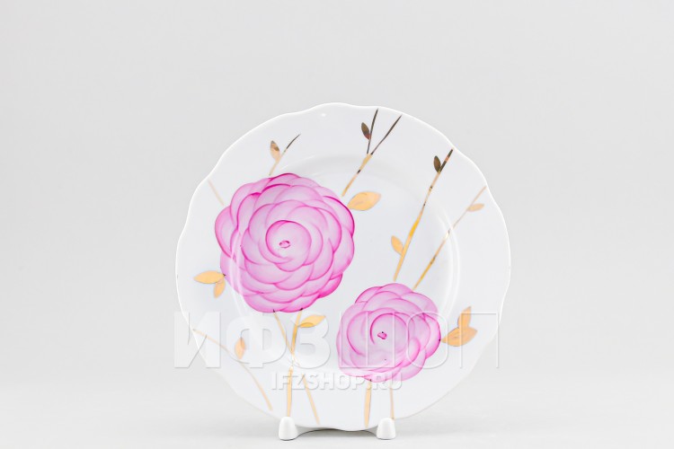 Тарелка плоская 20 см ф. Вырезной край рис. Весенний 