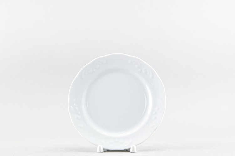 Тарелка плоская 17.5 см ф. Надежда рис. Белый 