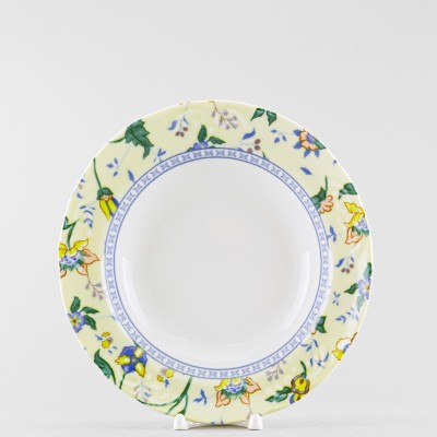 Тарелка глубокая 24 см ф. Надежда рис. Ваниль