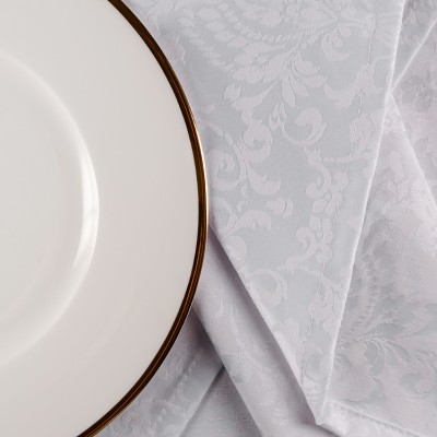 Набор из 6 салфеток 45х45 см рис. Византия (белая)