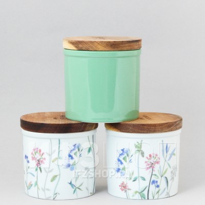 Набор банок малых ф. Стандартная рис. Травы, 3 предмета