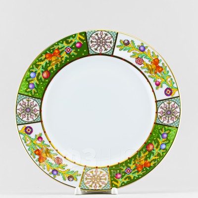 Тарелка плоская 27 см ф. Европейская-2 рис. Морозный январь