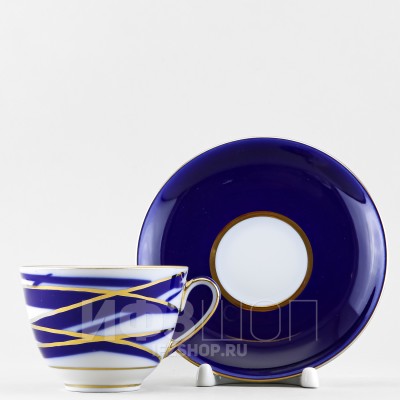 Чашка с блюдцем чайная ф. Весенняя рис. Кокон