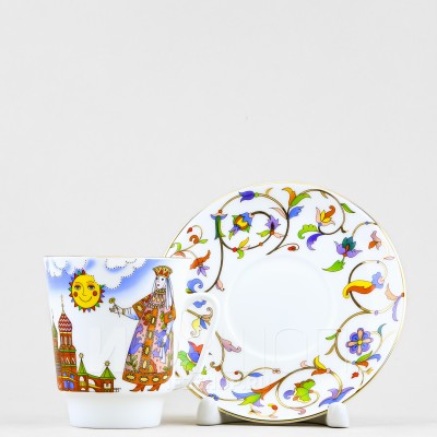 Чашка с блюдцем кофейная ф. Майская рис. Московский собор