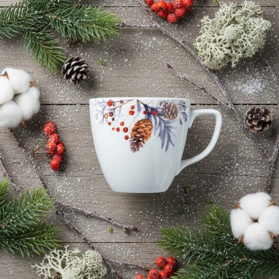 Кружка ф. Универсал рис. Зима