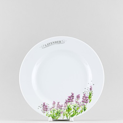 Тарелка плоская 24 см ф. Идиллия рис. Лаванда