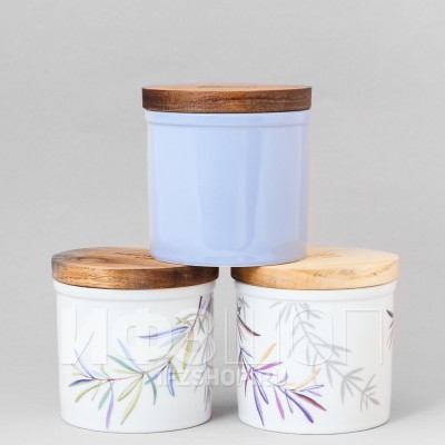 Набор банок малых ф. Стандартная рис. Розмарин, 3 предмета