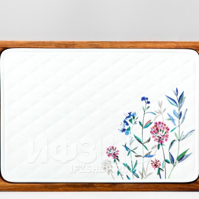 Доска сырная ф. Стандартная рис. Травы