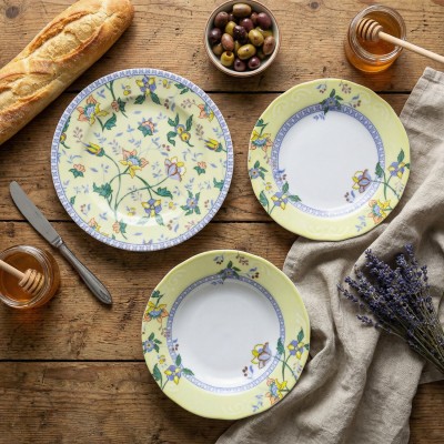 Набор тарелок ф. Надежда рис. Ваниль, 6 персон 18 предметов